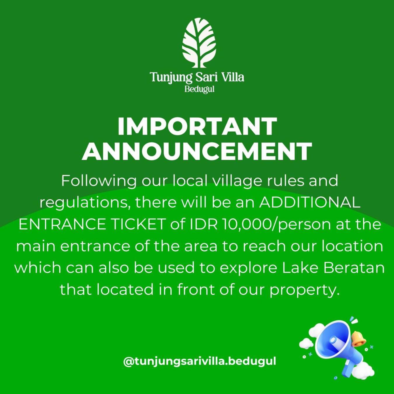Tunjung Sari Villa Bedugul Bedugul  Exteriér fotografie